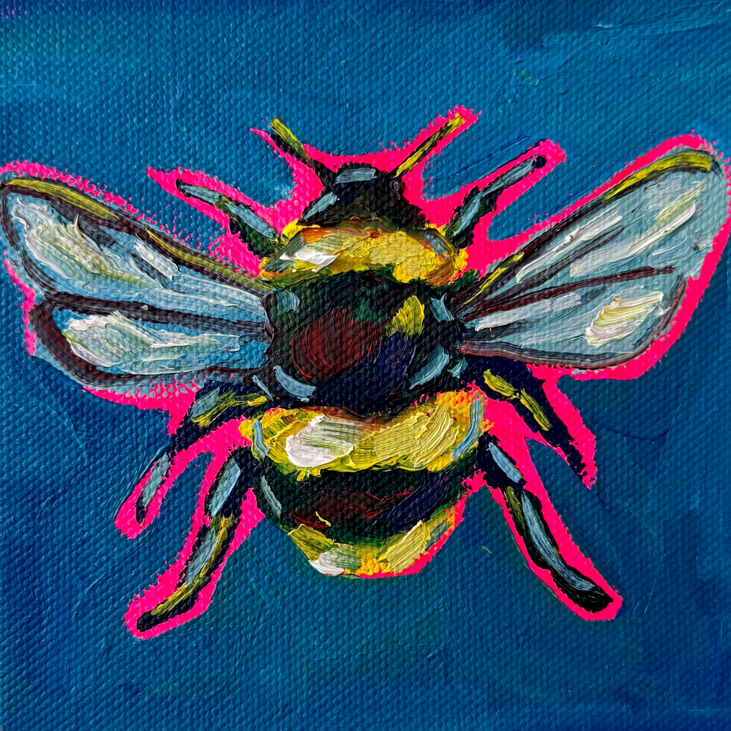 Mini Bumblebee, 5x5 Inch Original