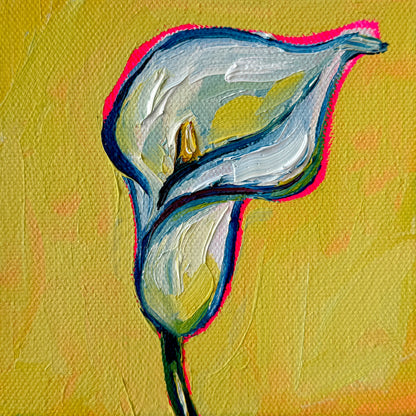 Mini Calla Lily, 5x5 Inch Original