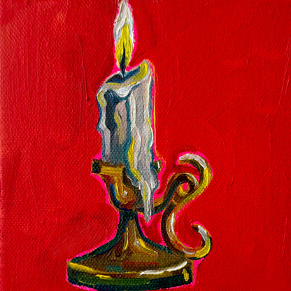 Mini Candle, 5x5 Inch Original