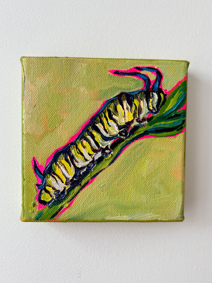 Mini Caterpillar, 5x5 Inch Original