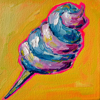 Mini Cotton Candy, 5x5 Inch Original