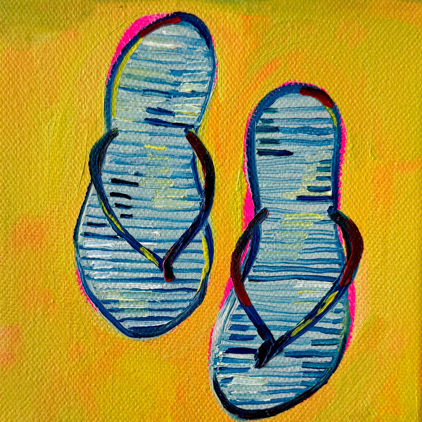 Mini Flip Flops, 5x5 Inch Original