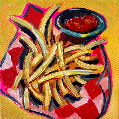 Mini French Fries, 5x5 Inch Original