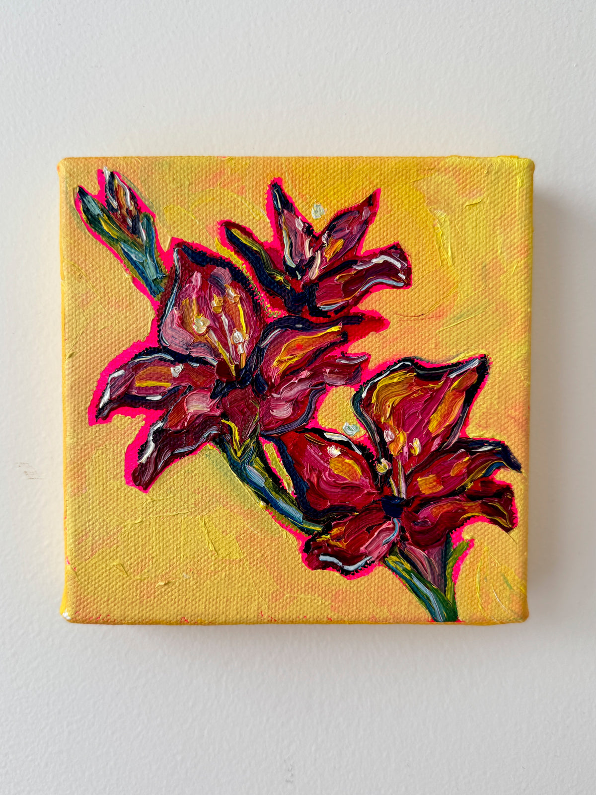 Mini Gladiolus, 5x5 Inch Original