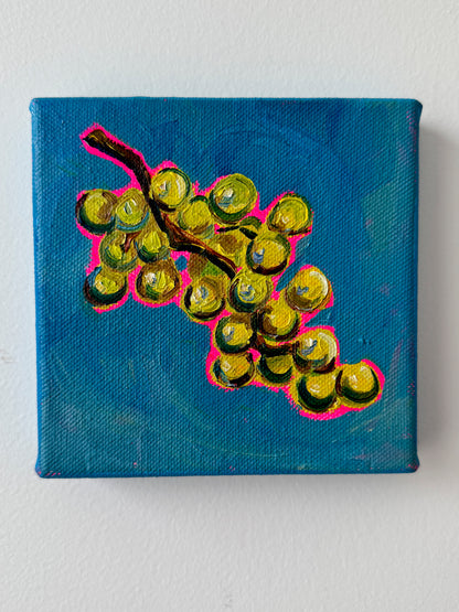 Mini Green Grapes, 5x5 Inch Original