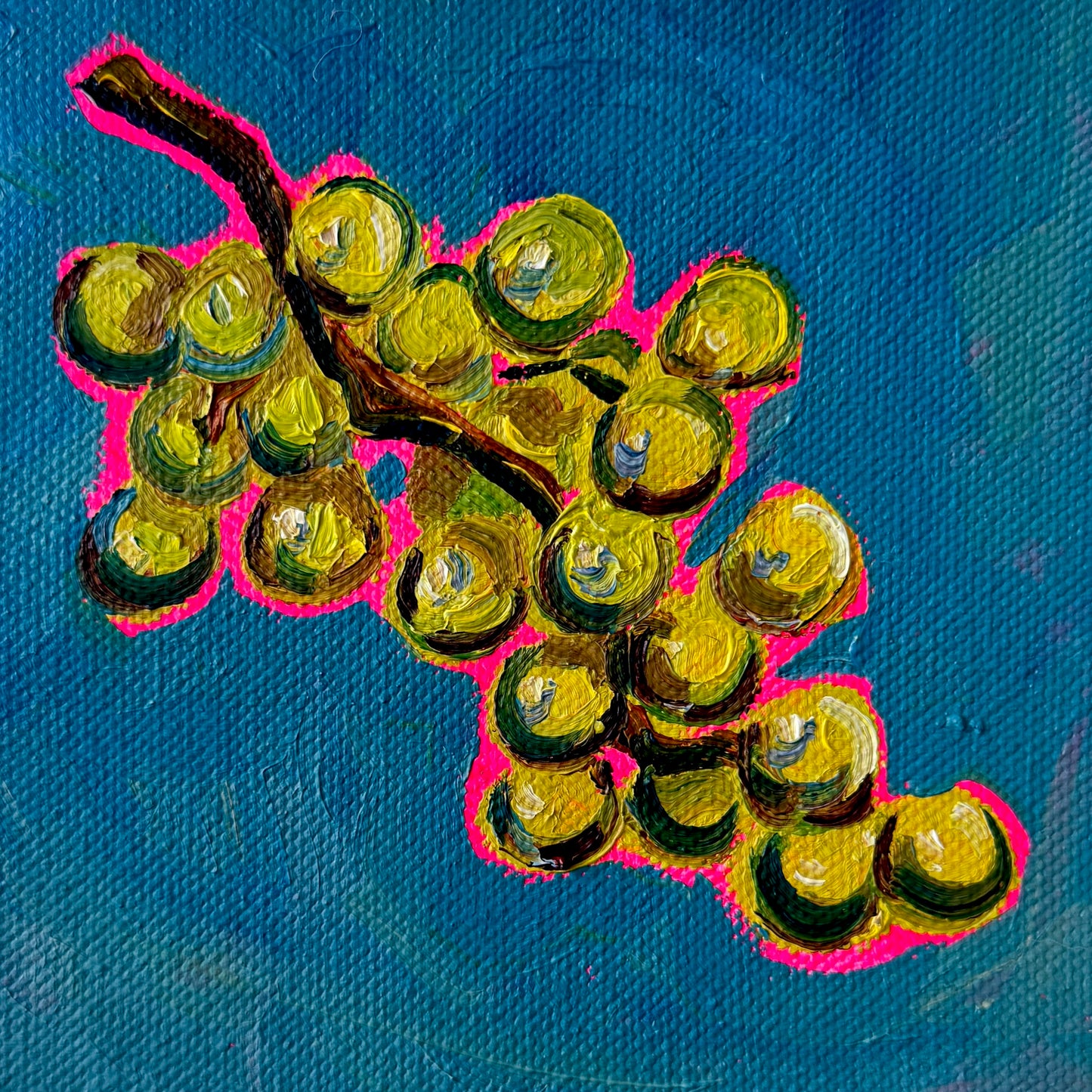 Mini Green Grapes, 5x5 Inch Original