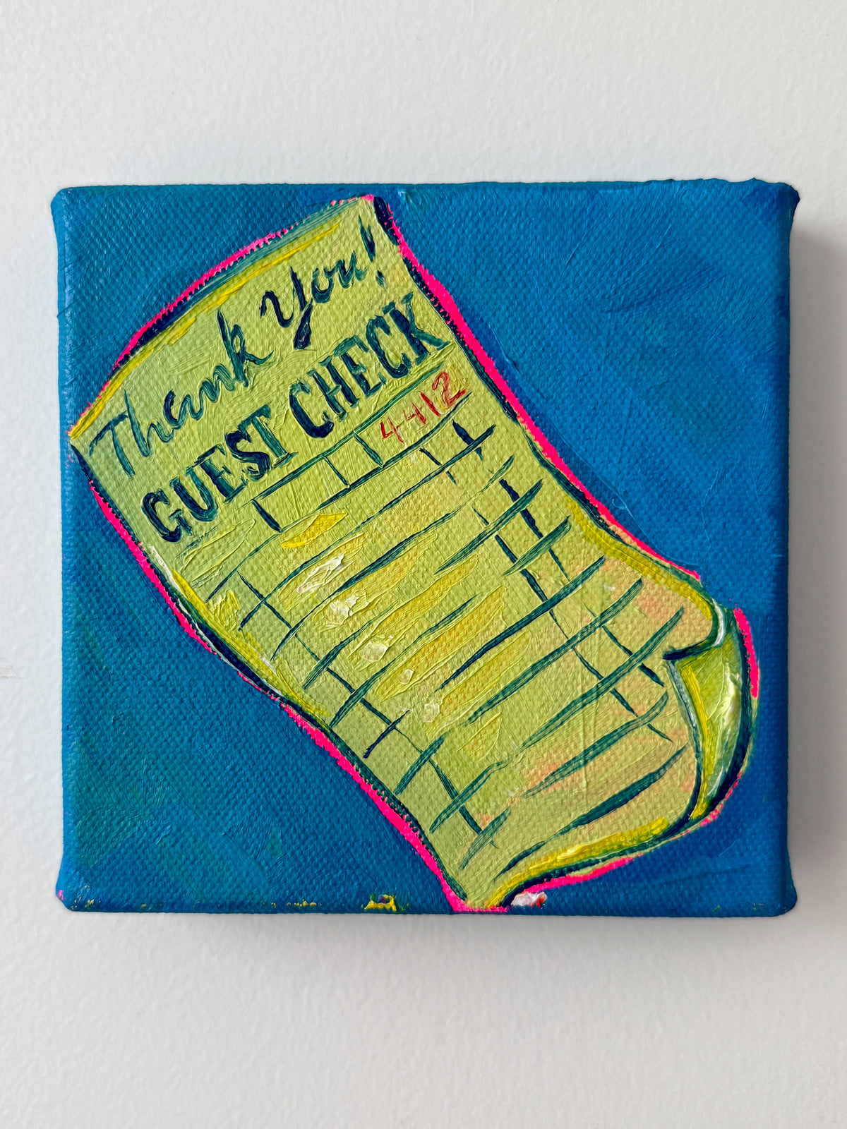 Mini Guest Check, 5x5 Inch Original