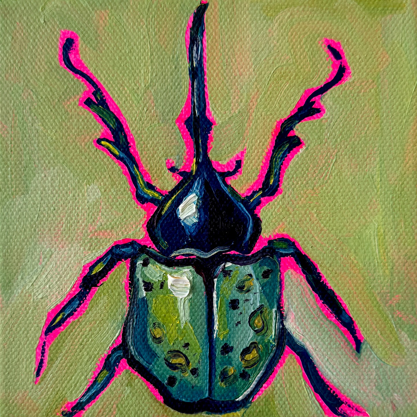 Mini Hercules Beetle PRINT (LIMITED TIME)