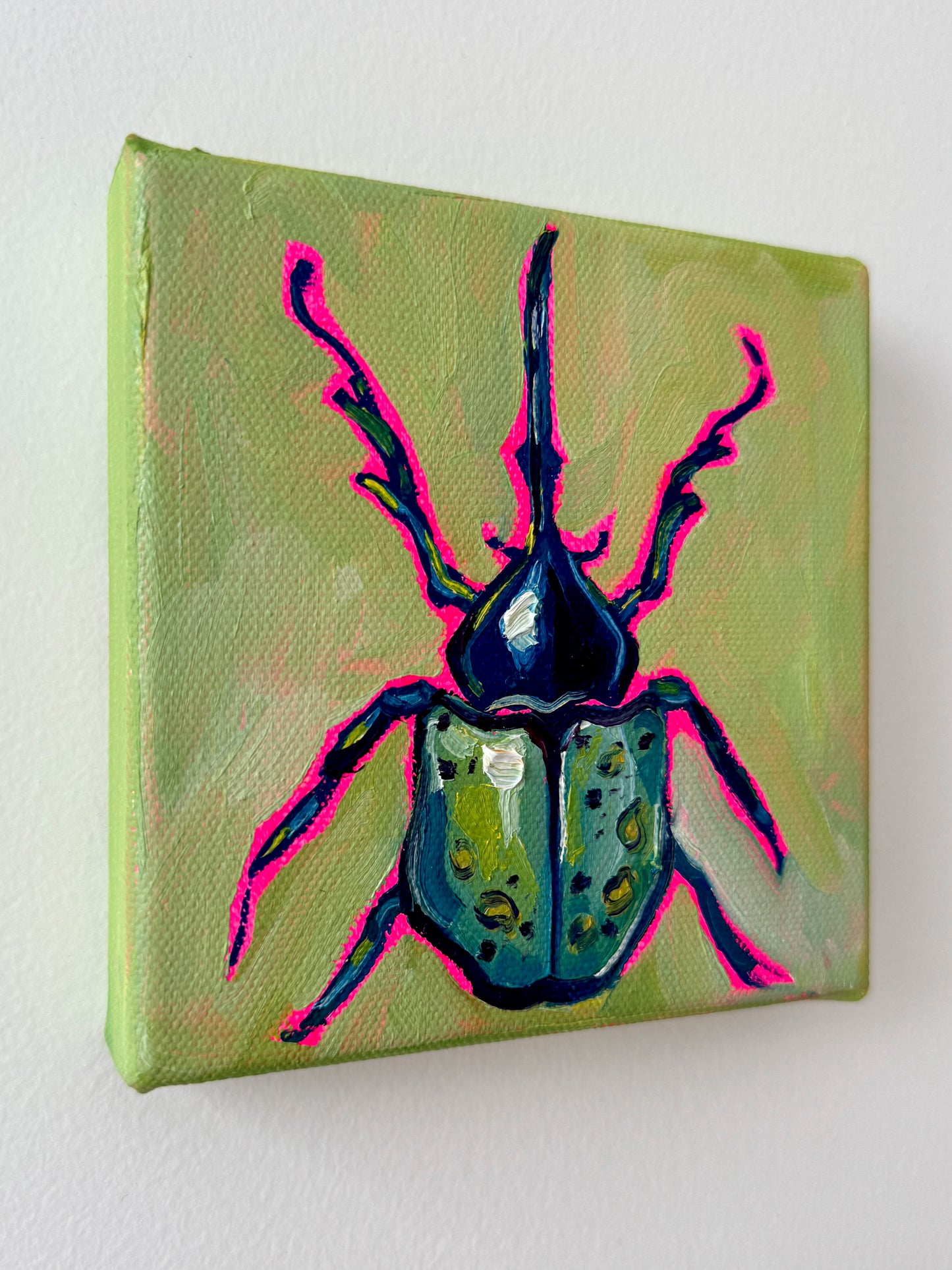 Mini Hercules Beetle, 5x5 Inch Original