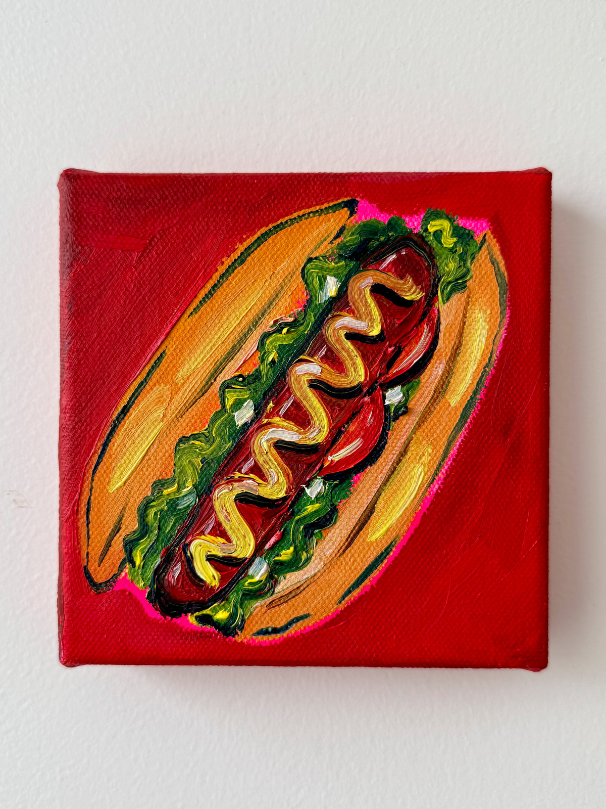 Mini Hot Dog, 5x5 Inch Original