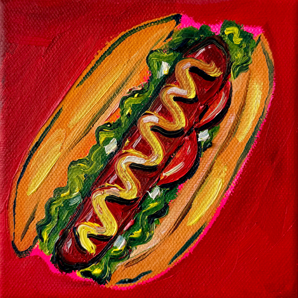Mini Hot Dog PRINT (LIMITED TIME)
