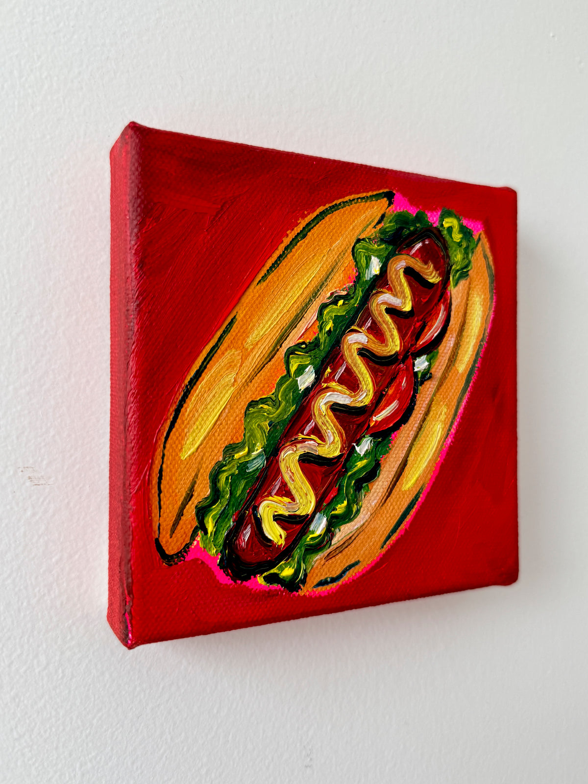 Mini Hot Dog, 5x5 Inch Original