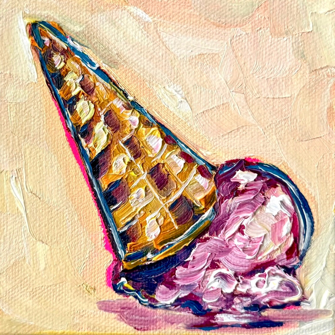Mini Ice Cream Cone PRINT (LIMITED TIME)