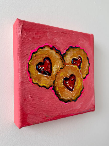 Mini Linzer Cookies, 5x5 Inch Original