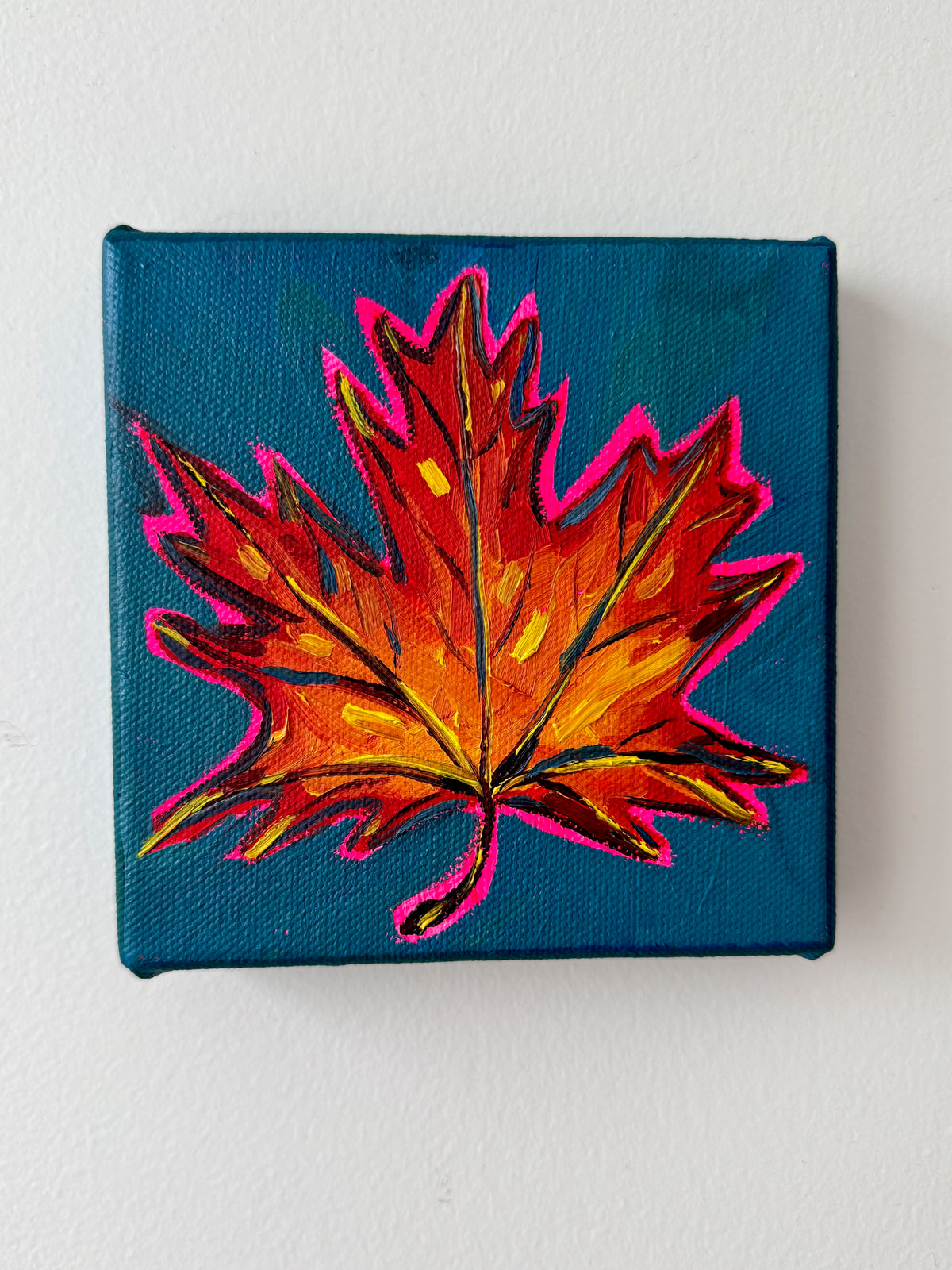 Mini Maple Leaf, 5x5 Inch Original