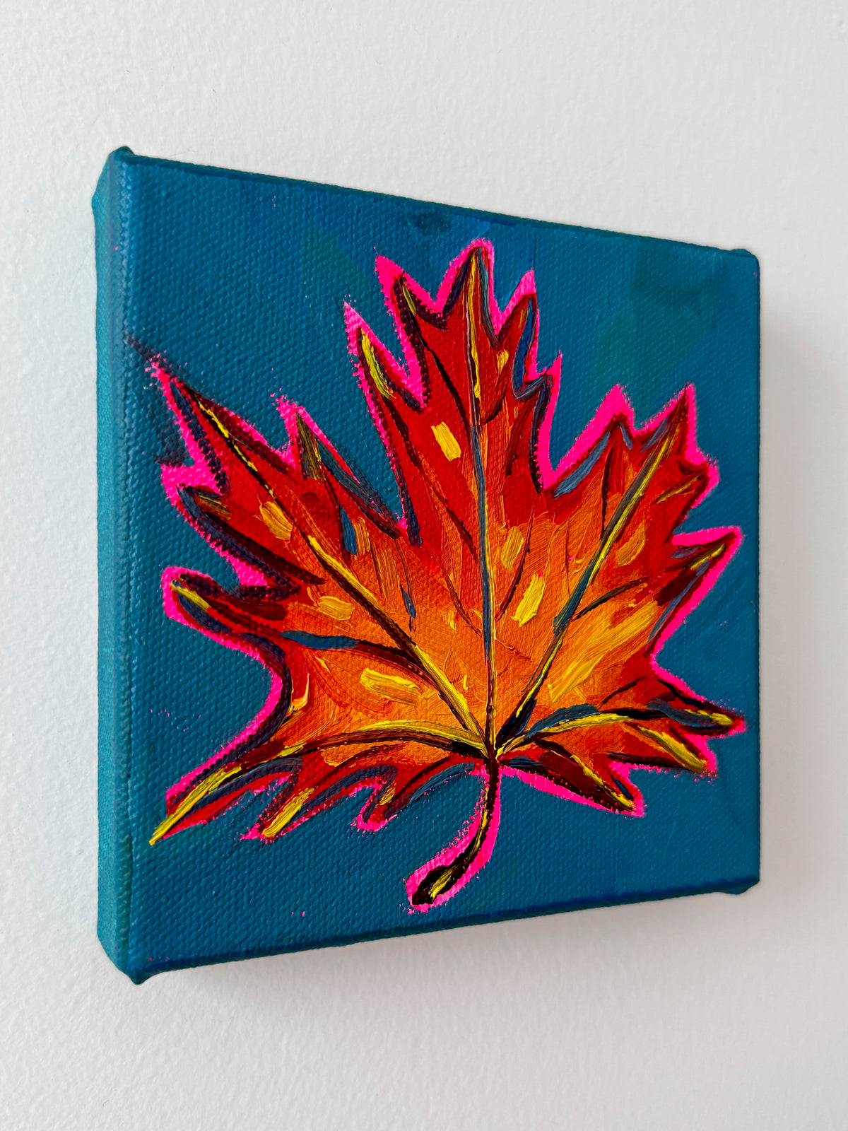 Mini Maple Leaf, 5x5 Inch Original