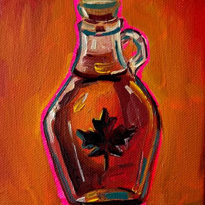 Mini Maple Syrup, 5x5 Inch Original