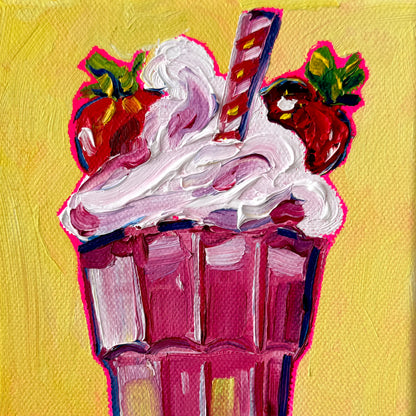 Mini Milkshake, 5x5 Inch Original