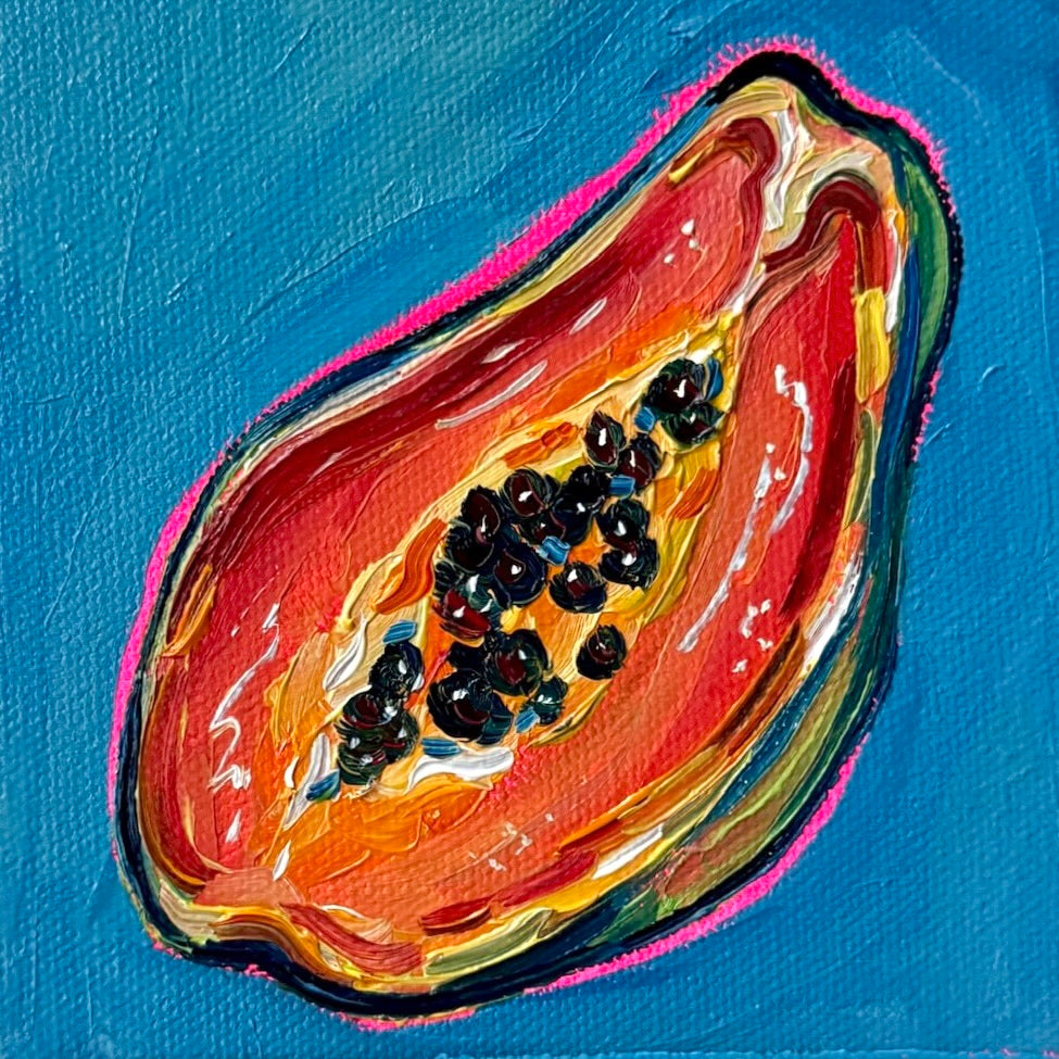 Mini Papaya Half PRINT (LIMITED TIME)