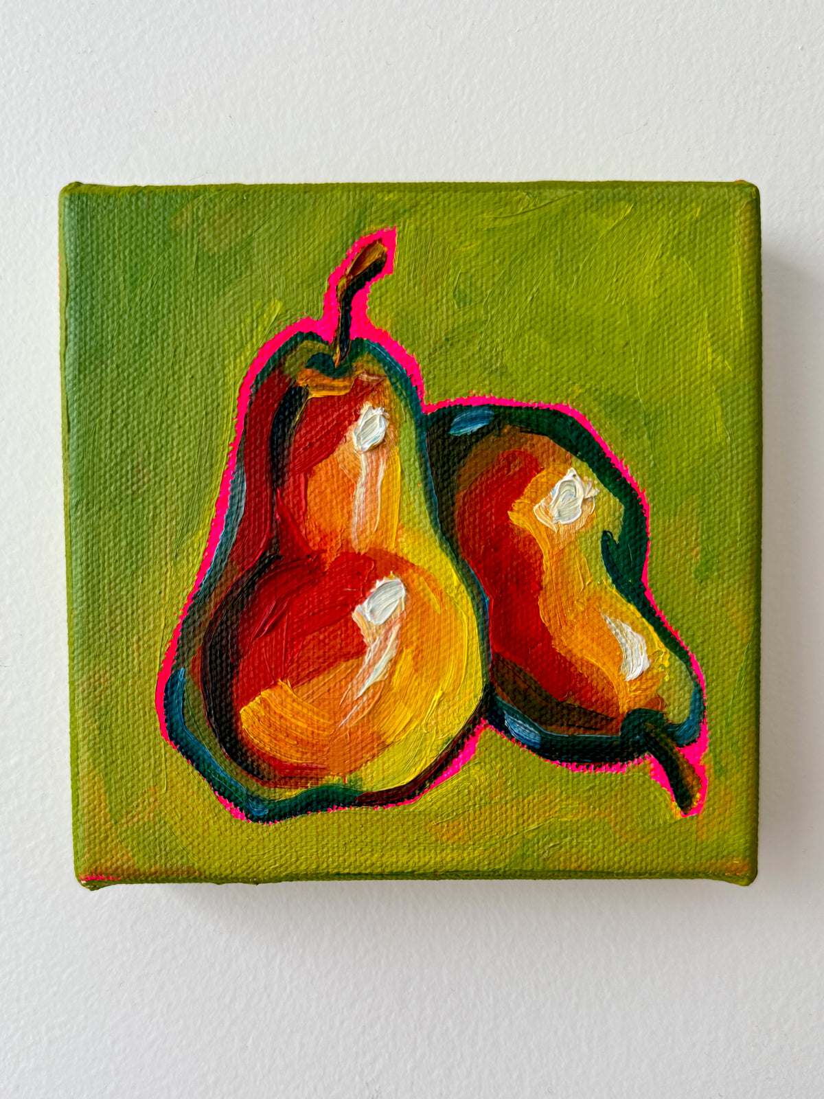 Mini Pears, 5x5 Inch Original