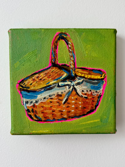 Mini Picnic Basket, 5x5 Inch Original