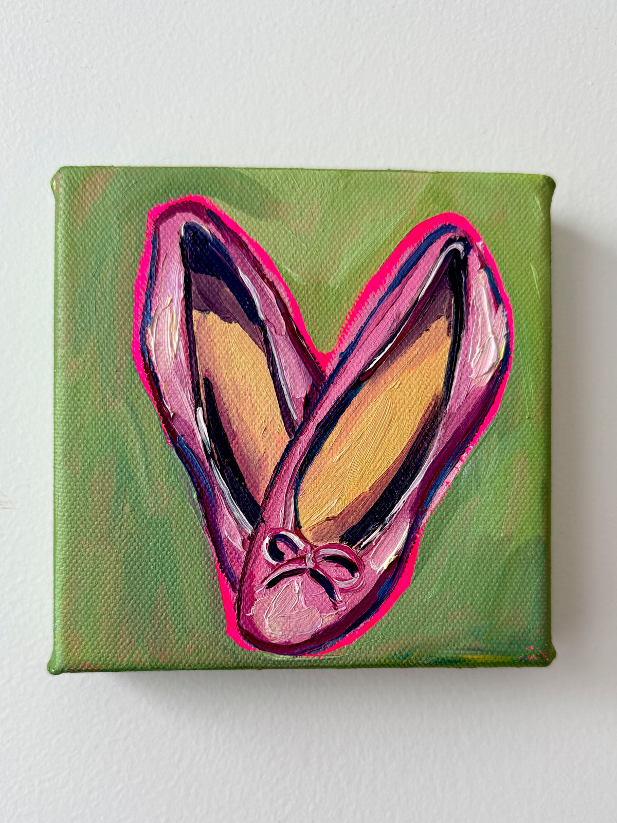 Mini Pink Ballet Flats, 5x5 Inch Original