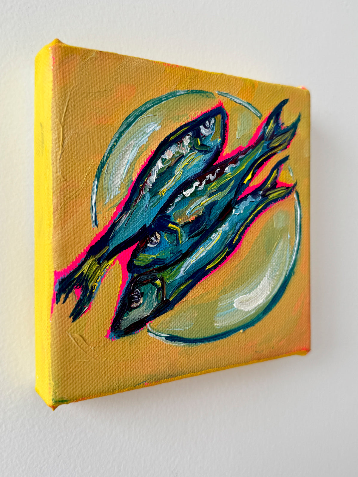Mini Plated Fish, 5x5 Inch Original