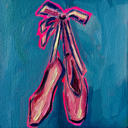 Mini Pointe Shoes, 5x5 Inch Original