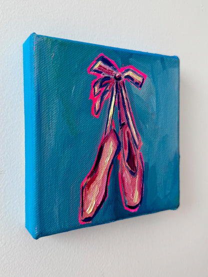 Mini Pointe Shoes, 5x5 Inch Original