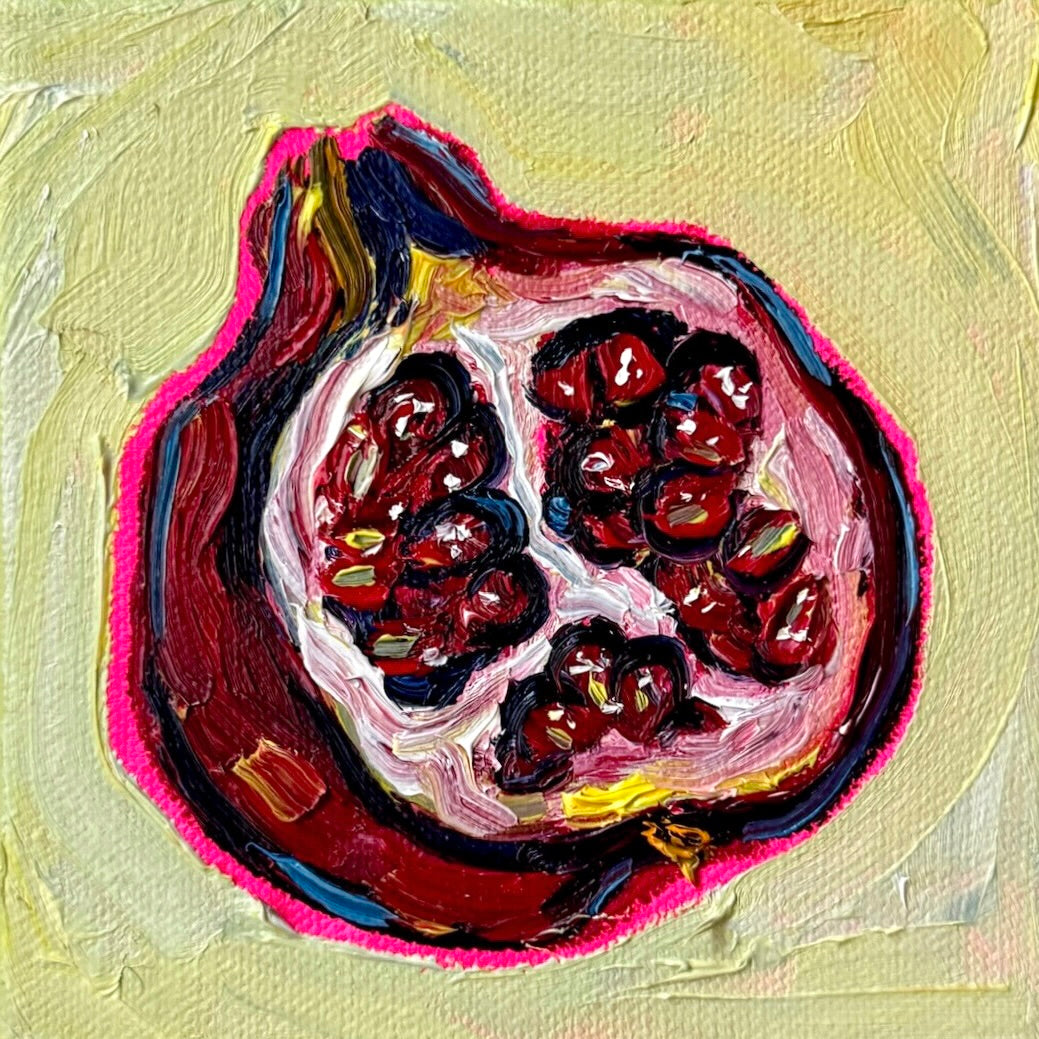 Mini Pomegranate Half PRINT (LIMITED TIME)