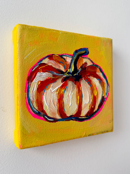 Mini Pumpkin, 5x5 Inch Original