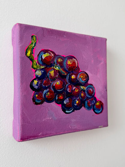 Mini Red Grapes, 5x5 Inch Original