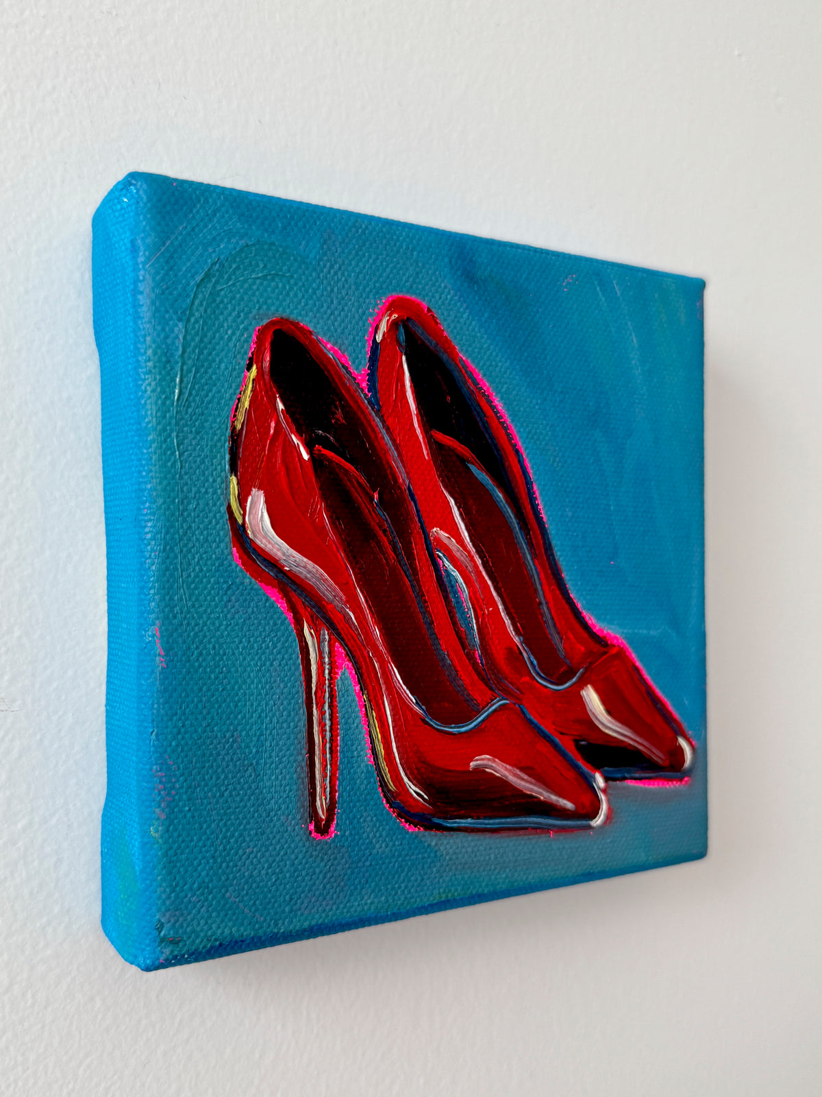 Mini Red Pumps, 5x5 Inch Original