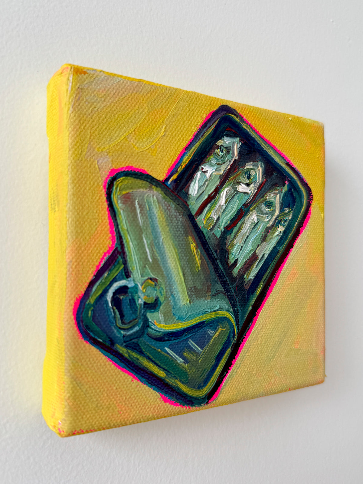 Mini Sardine Tin, Open, 5x5 Inch Original