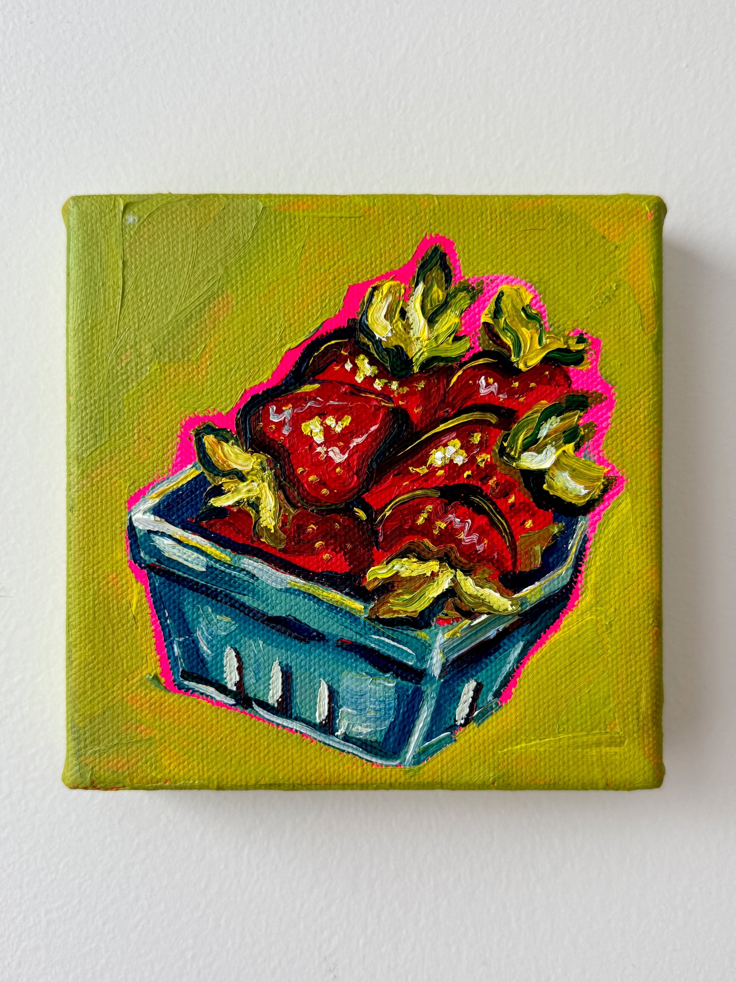 Mini Strawberry Carton, 5x5 Inch Original