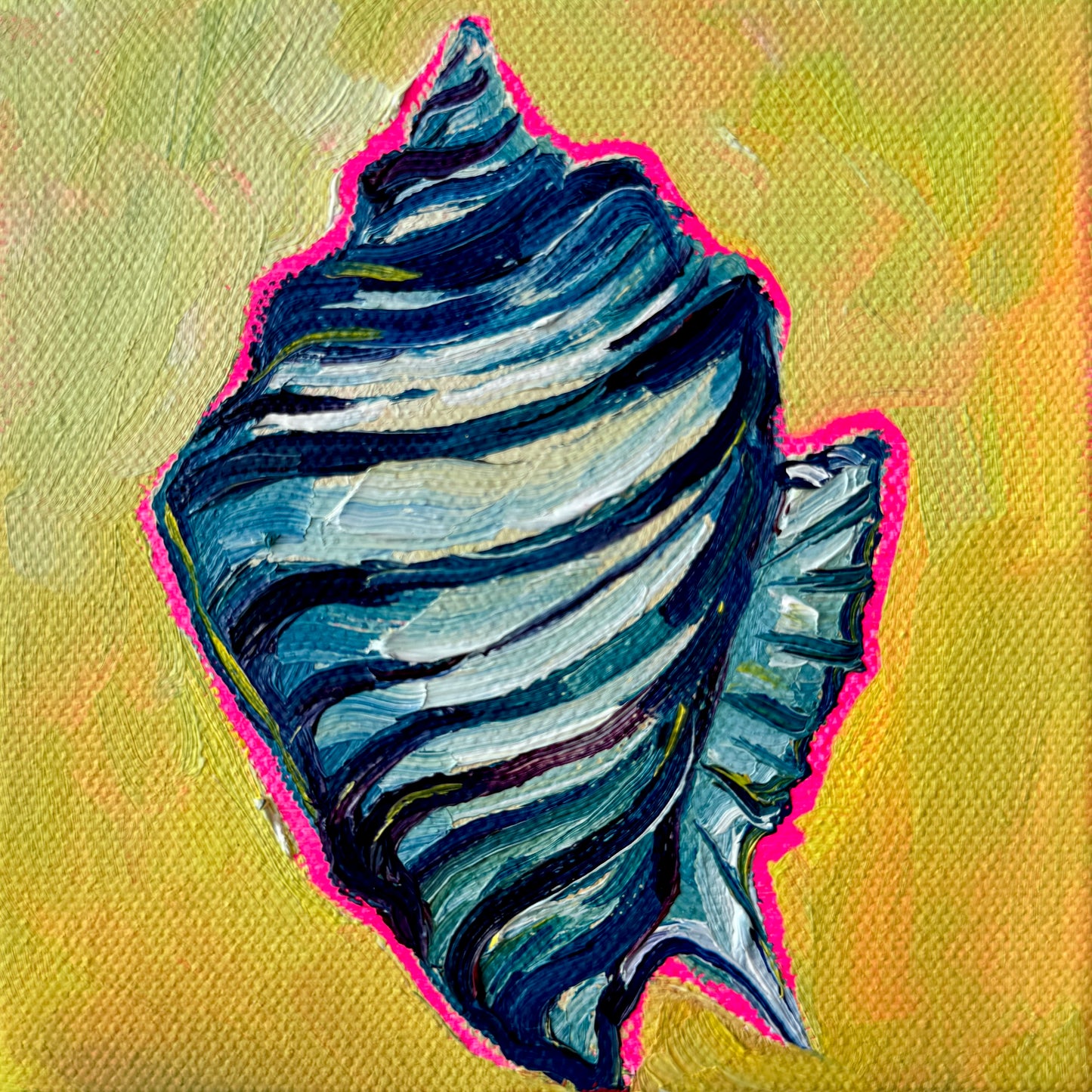 Mini Striped Shell, 5x5 Inch Original