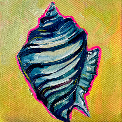 Mini Striped Shell, 5x5 Inch Original