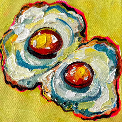 Mini Sunny Side Up Eggs, 5x5 Inch Original