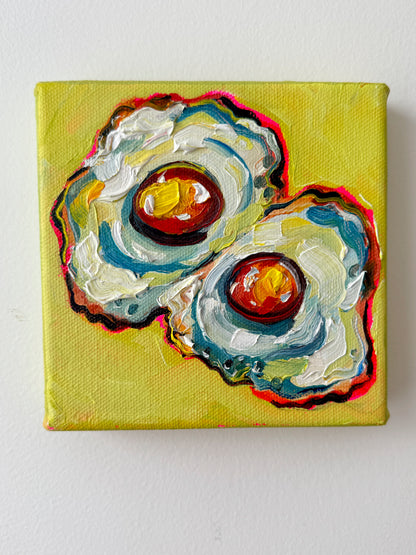 Mini Sunny Side Up Eggs, 5x5 Inch Original