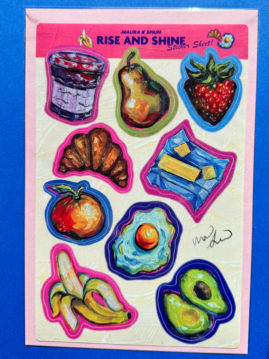 STICKER SHEET: Rise and Shine