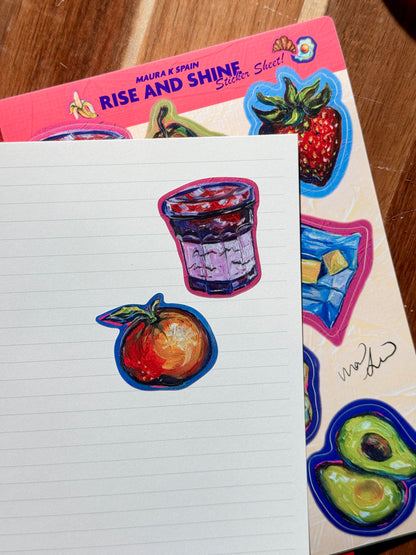 STICKER SHEET: Rise and Shine