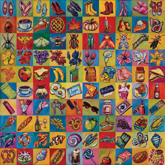 August 100 Minis Wall SINGLE PRINT (LIMITED TIME)