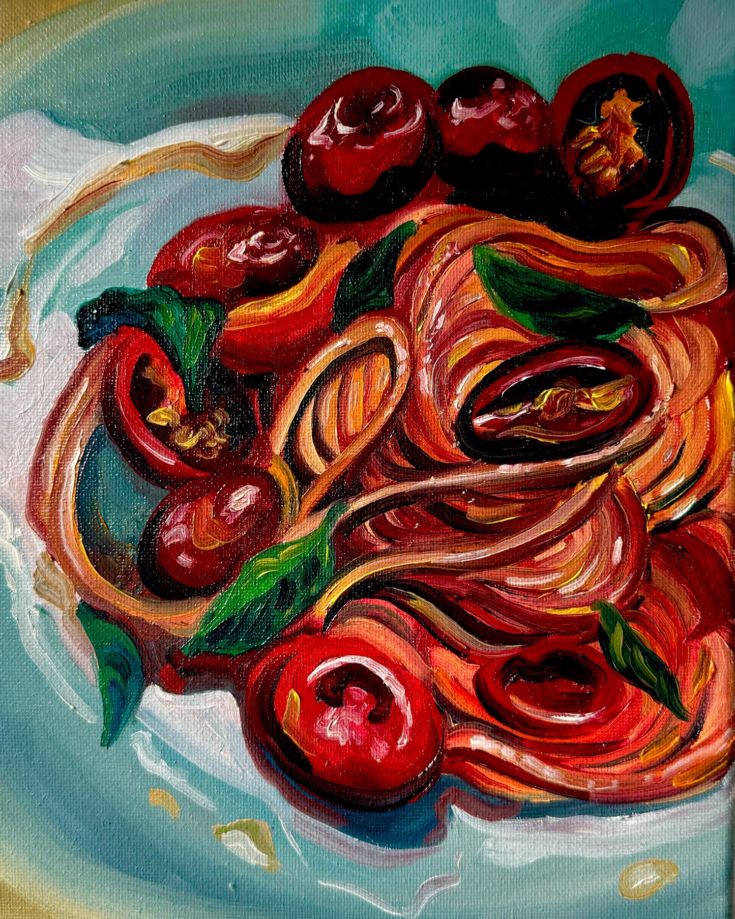 Spaghetti Print